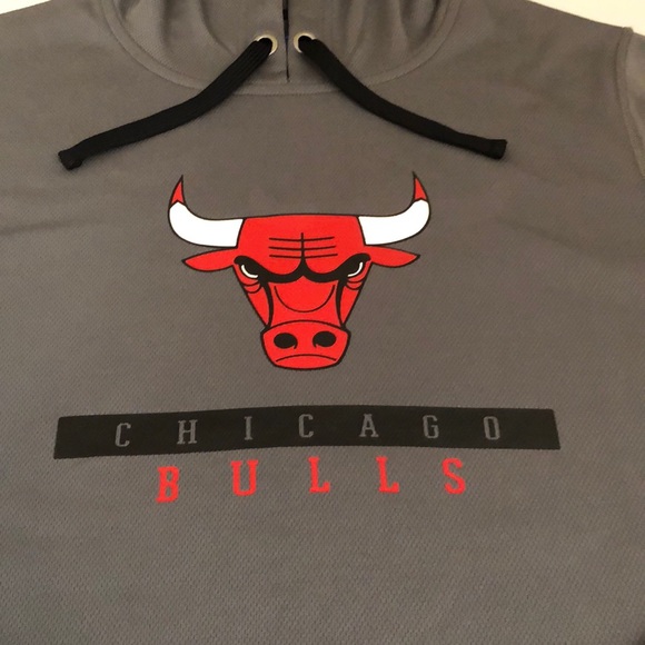 Chicago Bulls Sweatshirt Mens Medium NBA TX3 Warm - Picture 2 of 8